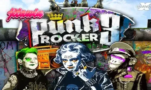 Punk Rocker 3 স্লট গেমের গ্রাফিক্স এবং বার্লিন থিম